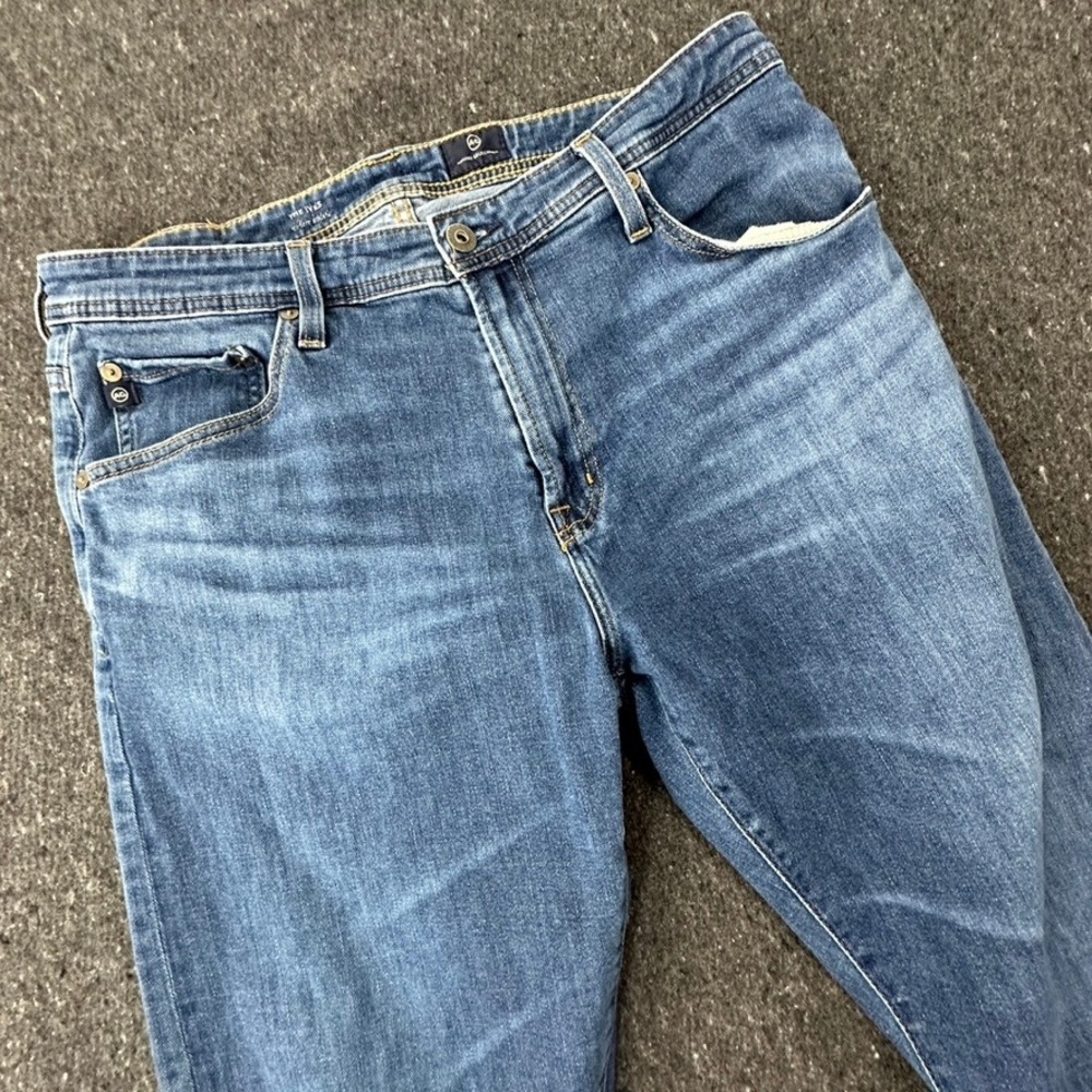 AG Adriano Goldschmied Jeans Men 34x34 Blue The Ives Modern Athletic Straight